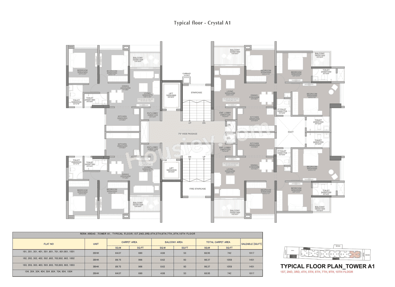 Gurudatta Rudraksh Vantage Floor plan 4