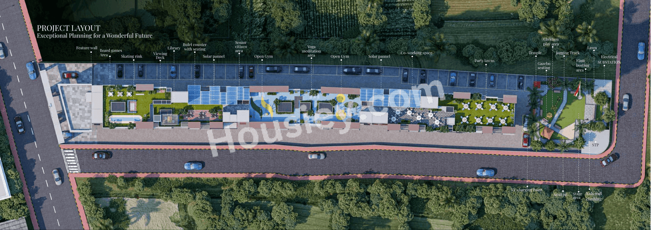 Gurukrupa 7 Avenue Floor Plan