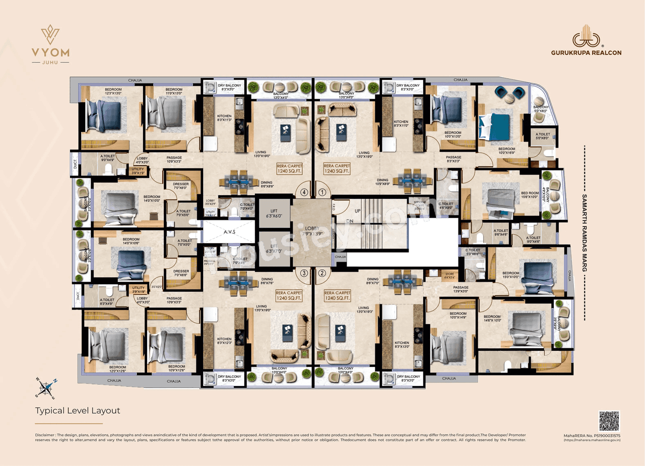 Gurukrupa Vyom Floor plan 1