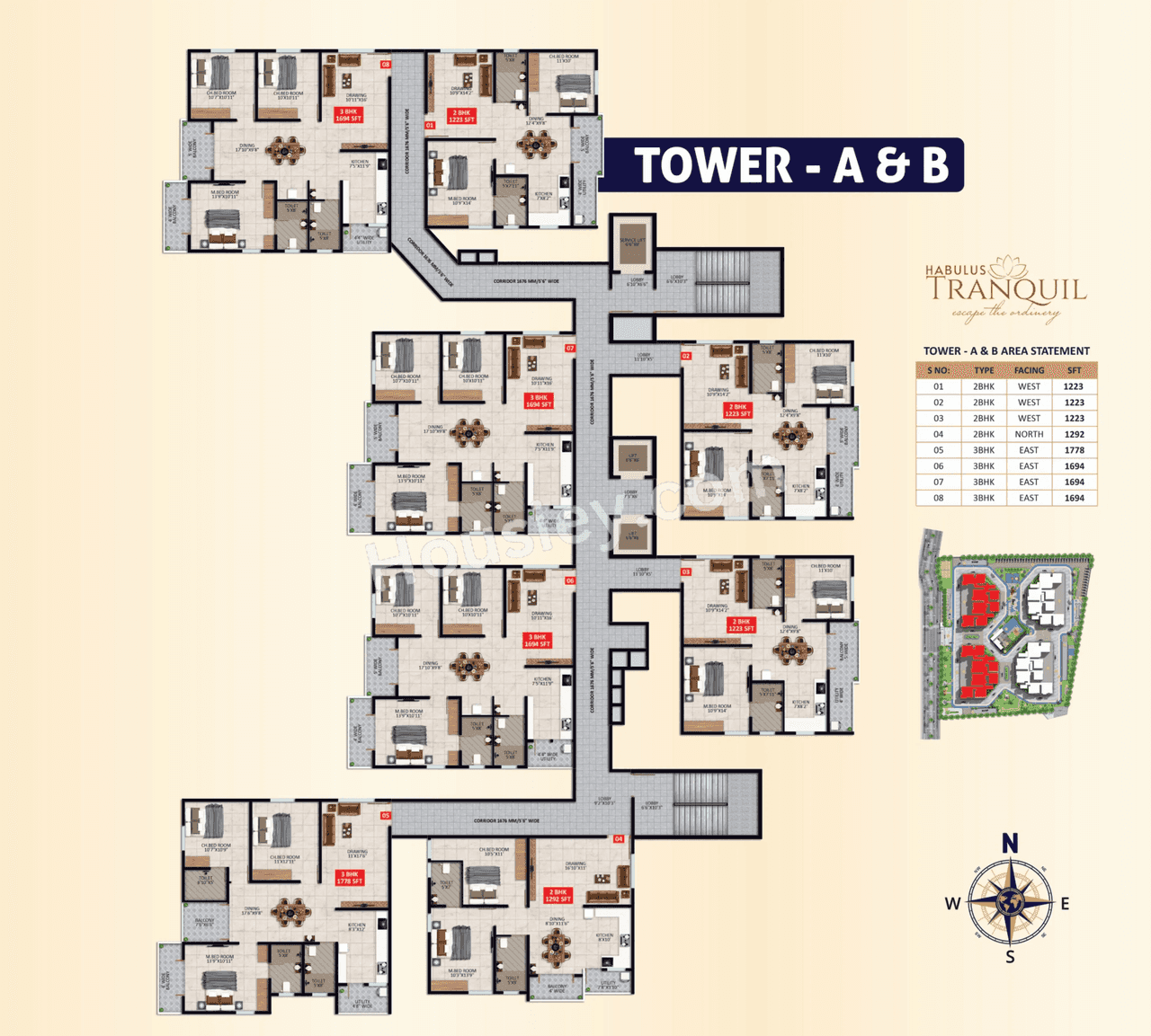Habulus Tranquil Floor plan 1