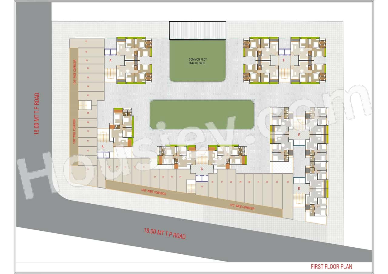Happy Courtyard Floor plan 1