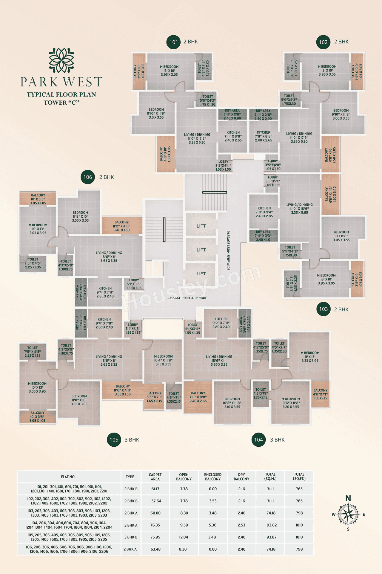 Hapse Park West Floor plan 1