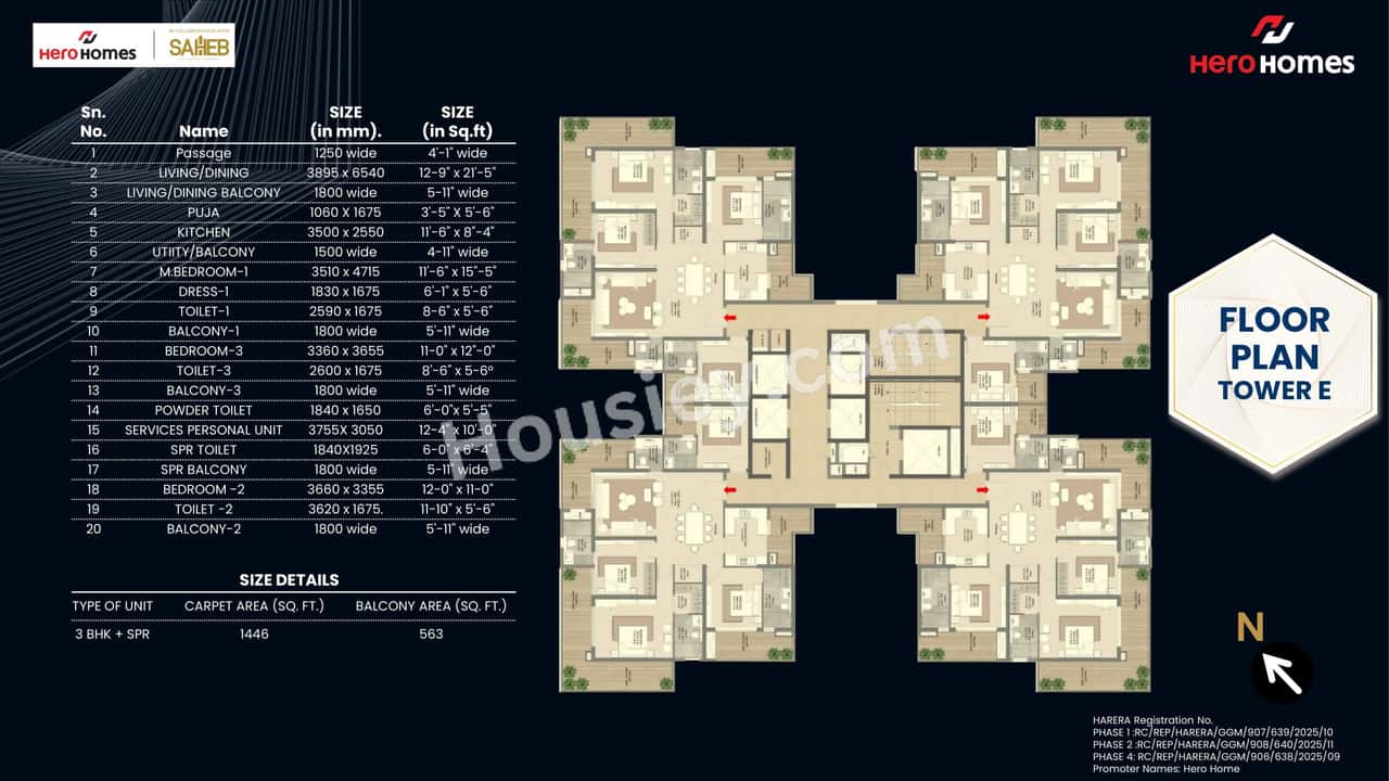 Hero Homes The Palatial Floor plan 3