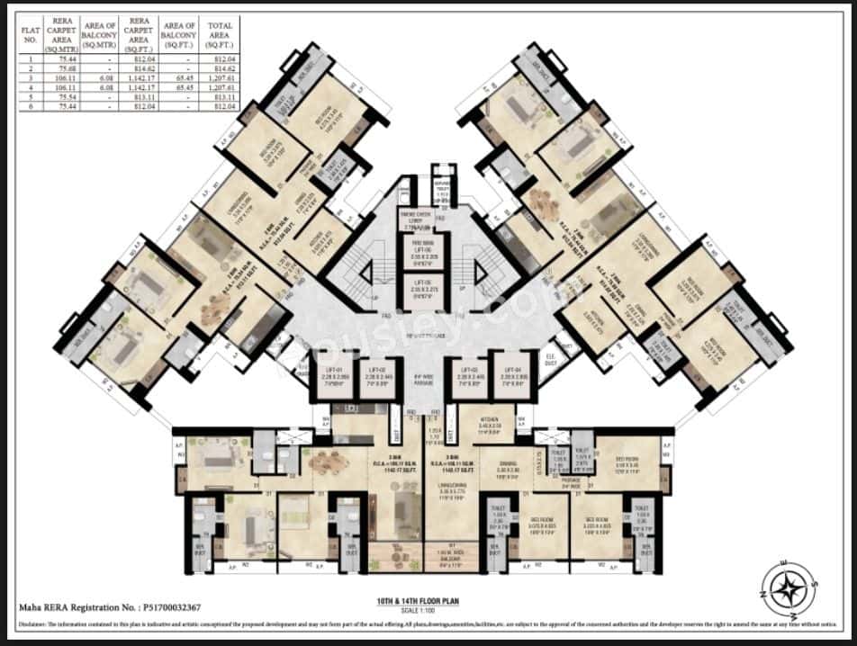 Highland Sky Towers Floor plan 3