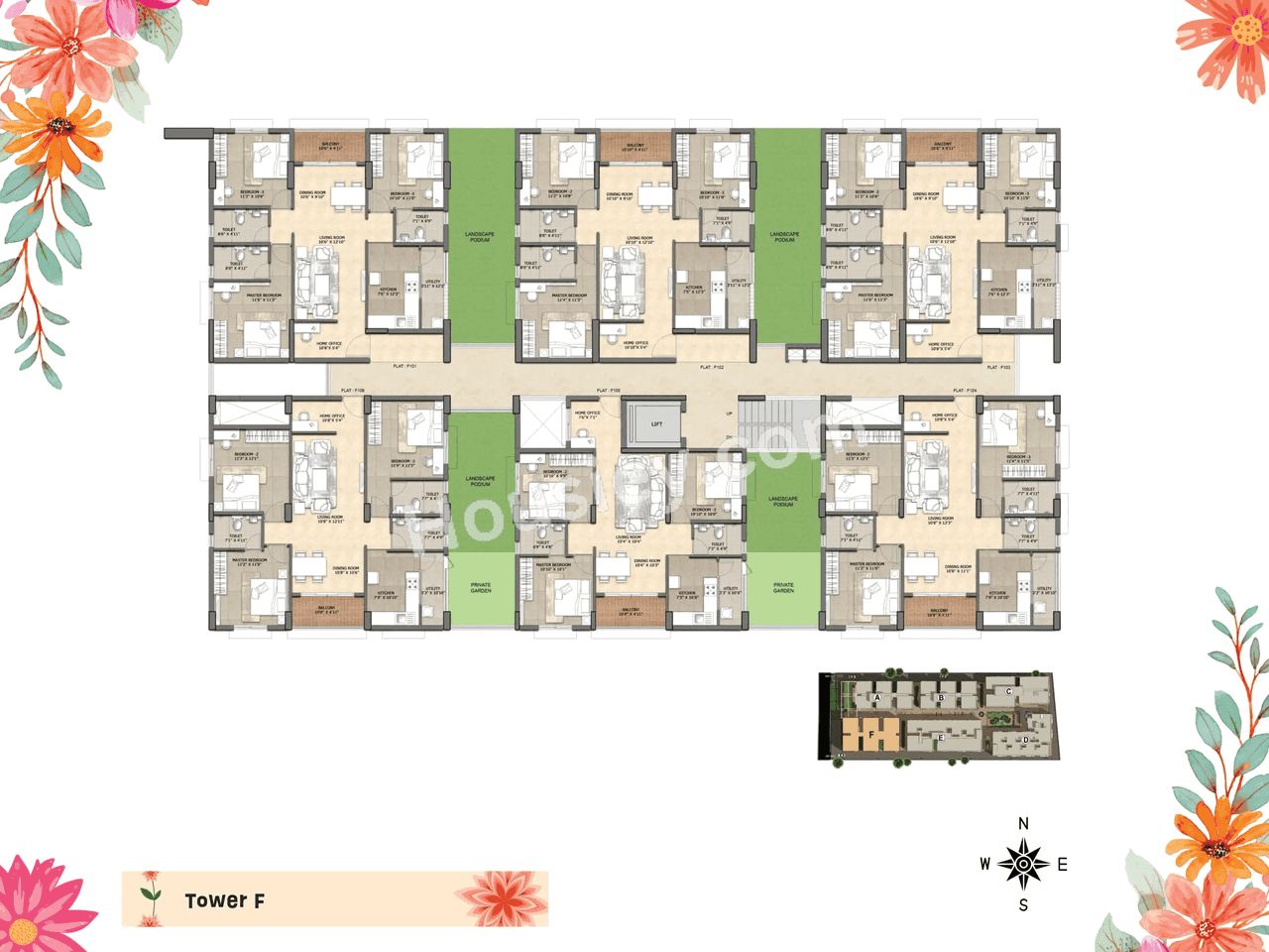HiLiving Evita Floor plan 6