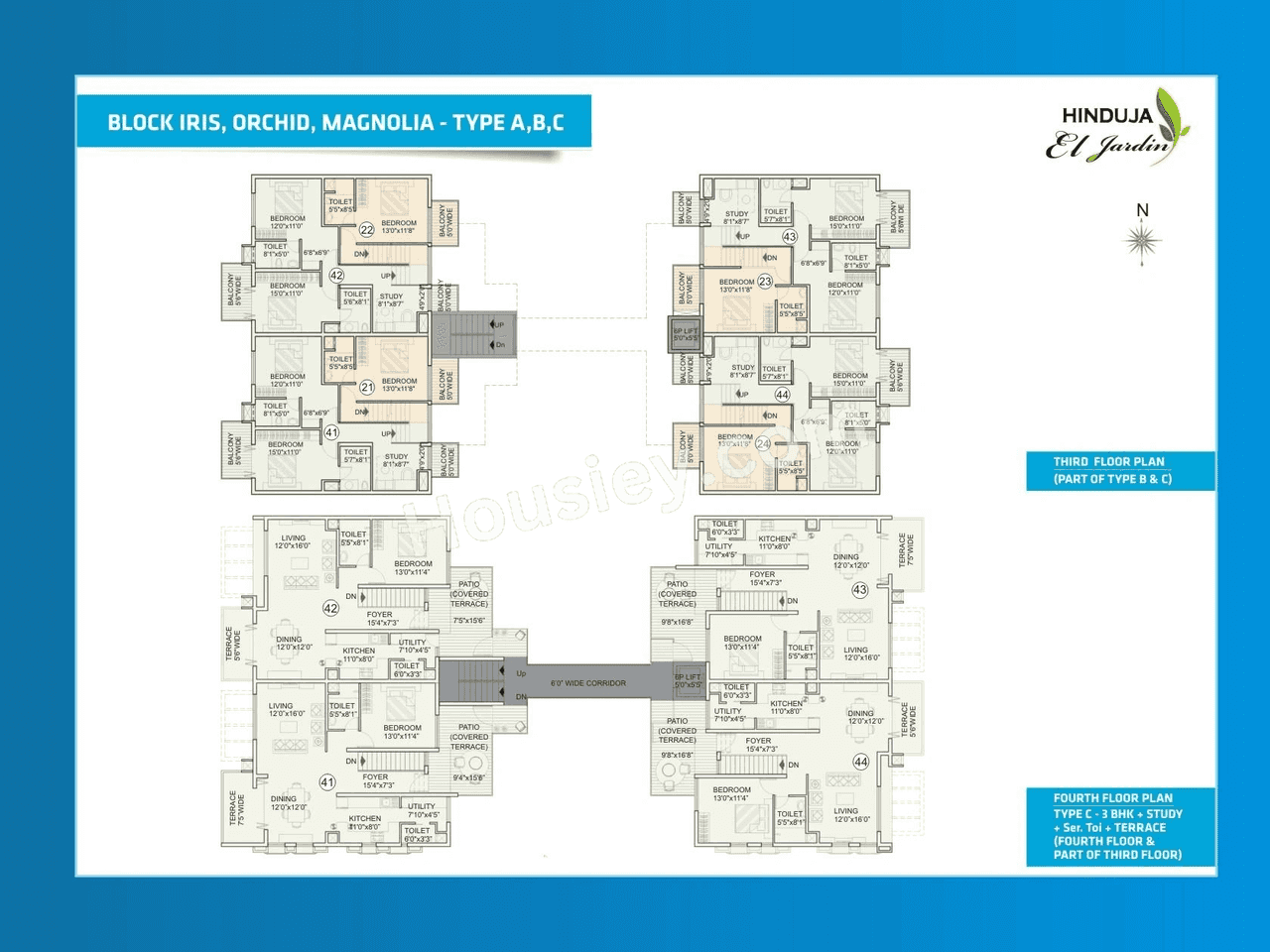 Hinduja El Jardin Floor plan 1