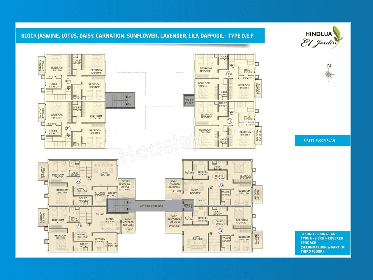 Hinduja El Jardin Floor plan 2