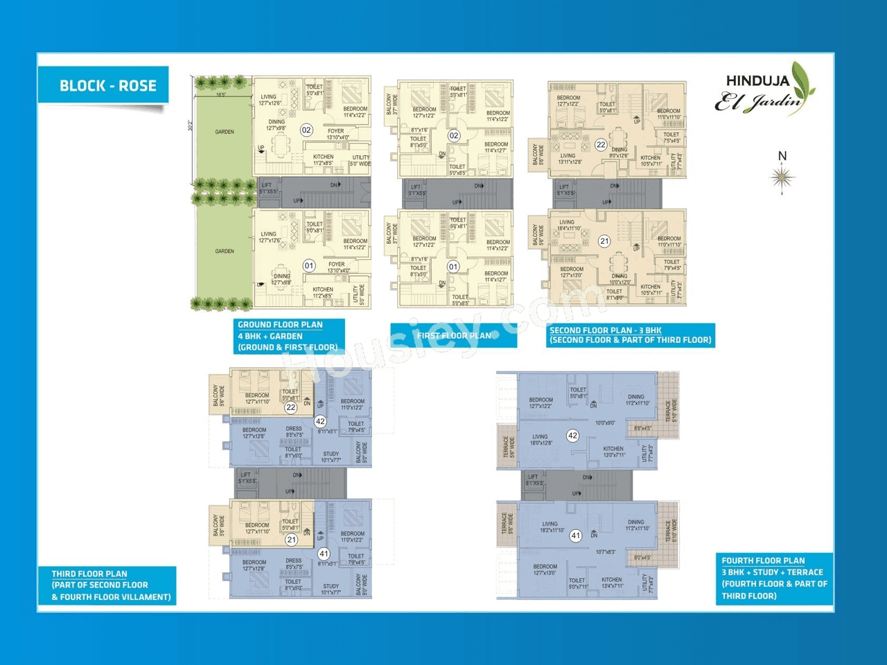 Hinduja El Jardin Floor plan 3