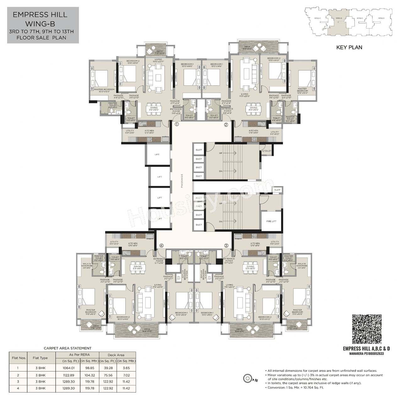 Hiranandani Empress Hill Floor plan 3