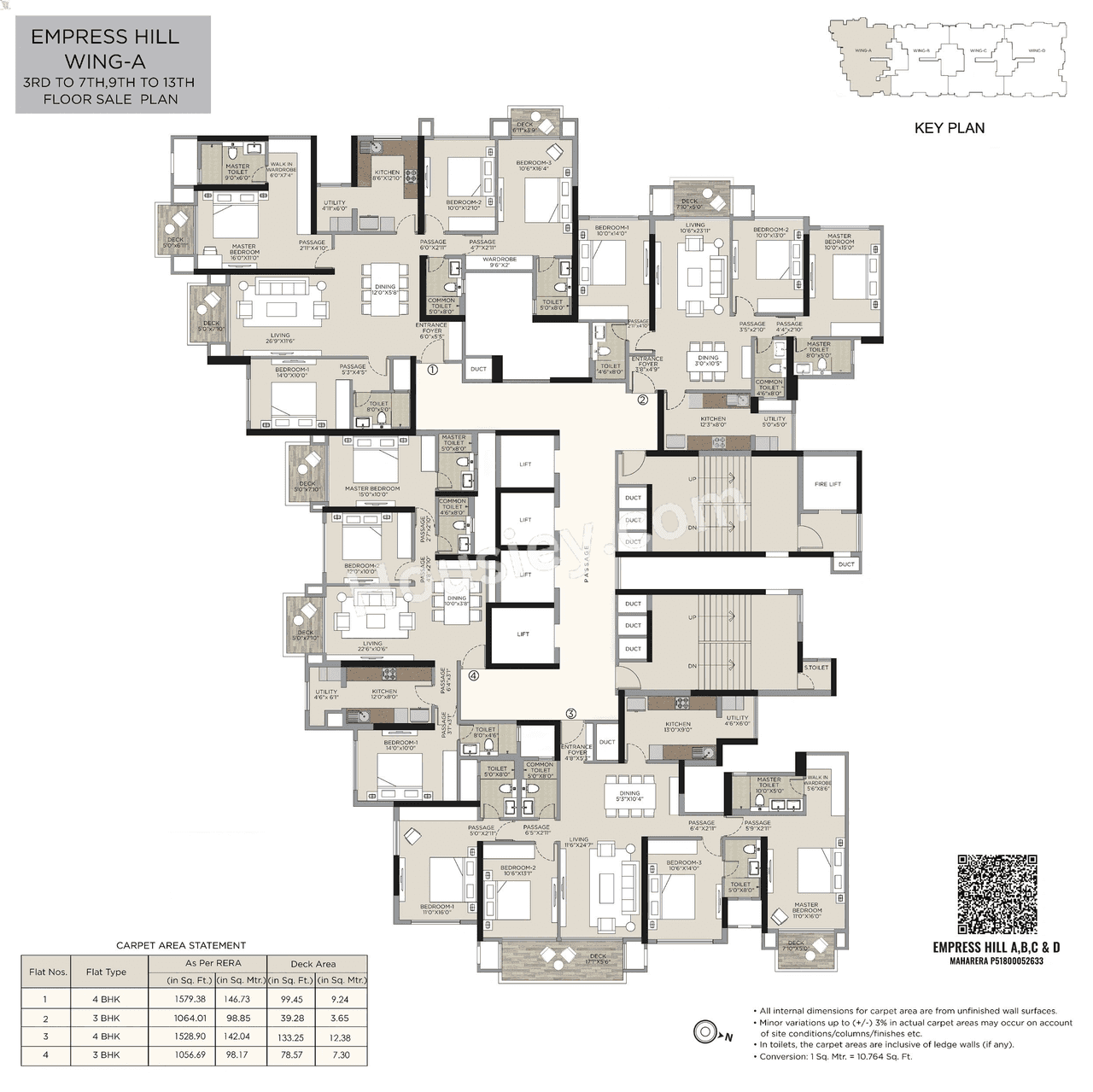Hiranandani Empress Hill Floor plan 4