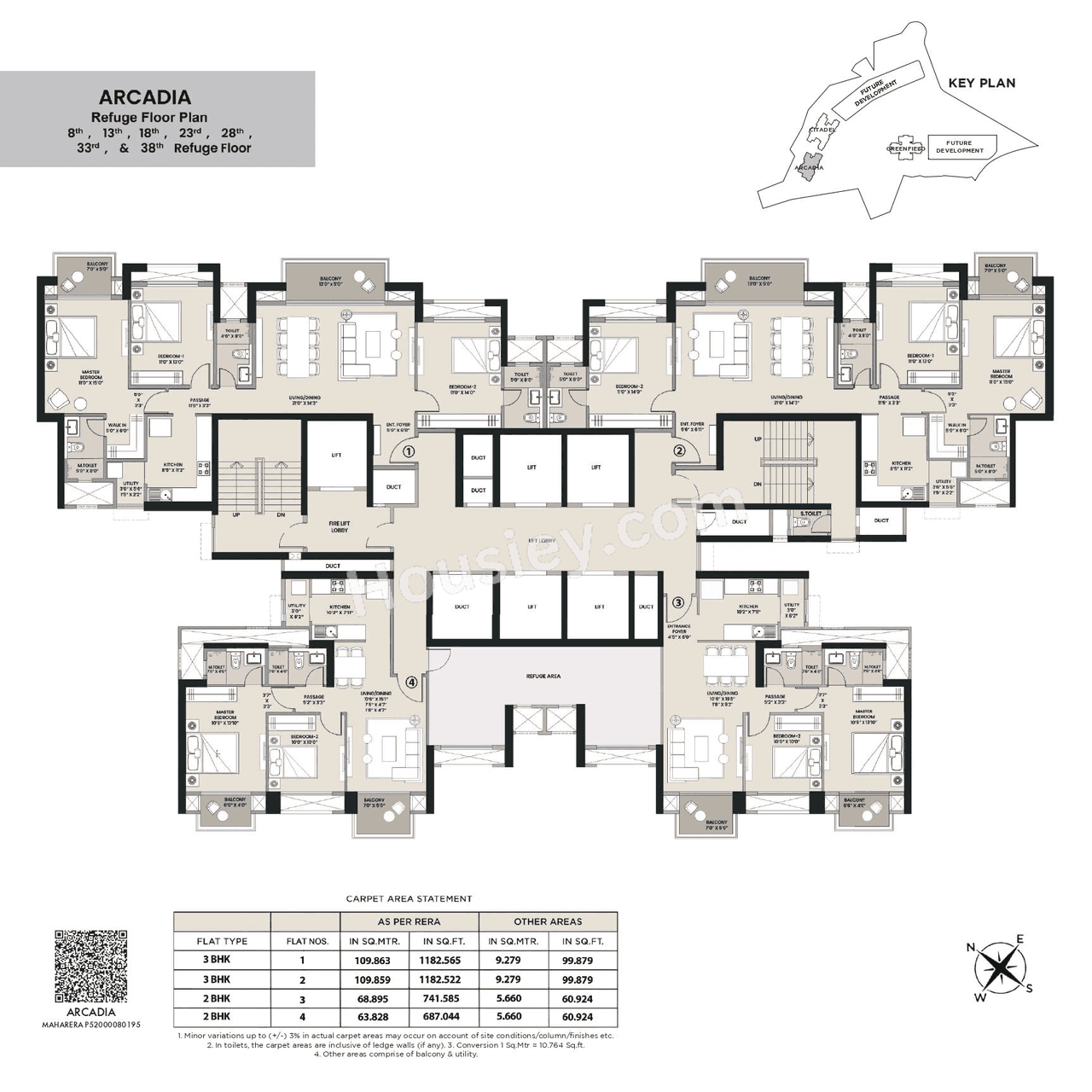 Hiranandani The Arena Floor plan 1