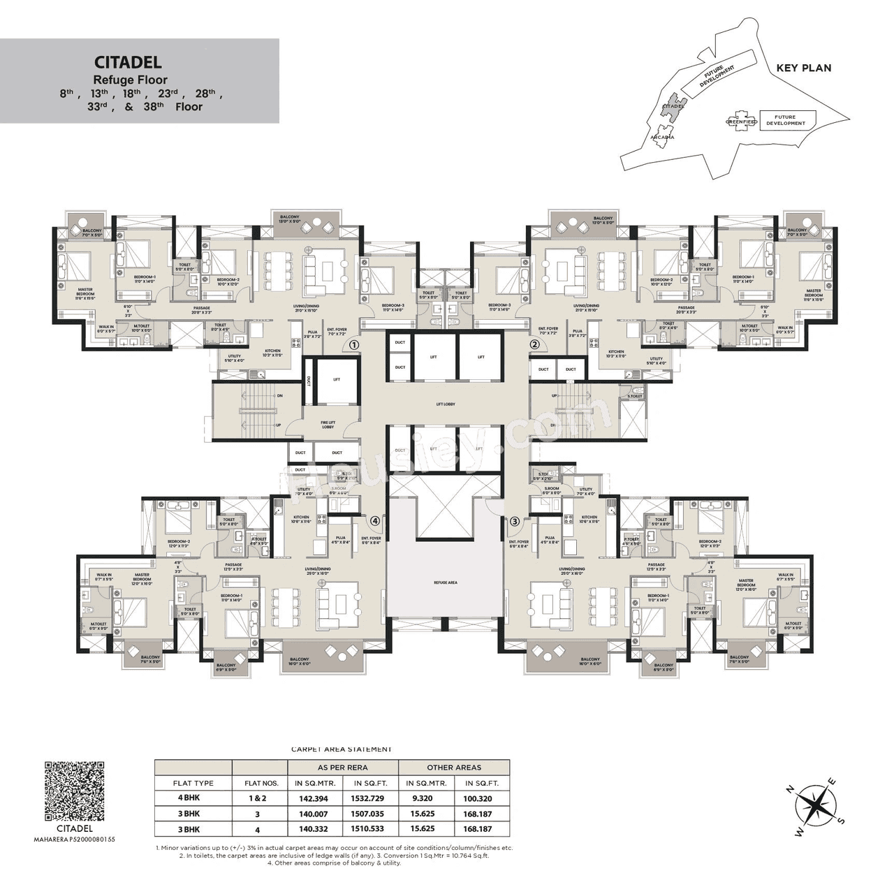 Hiranandani The Arena Floor plan 3