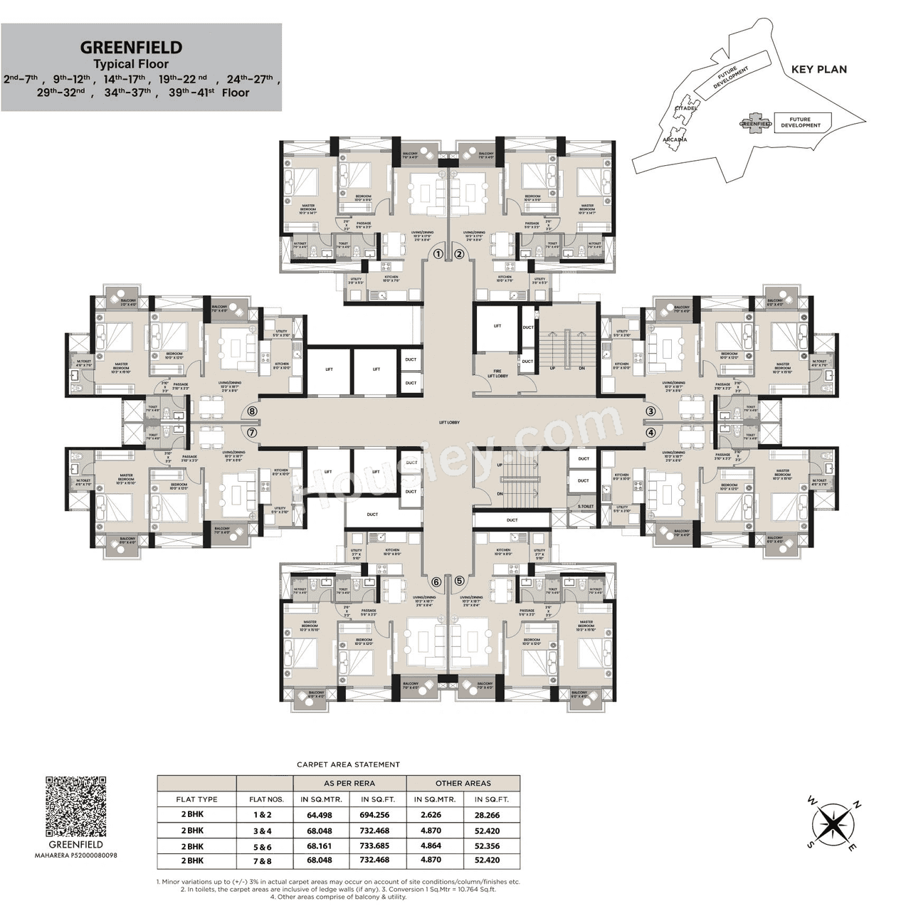 Hiranandani The Arena Floor plan 7
