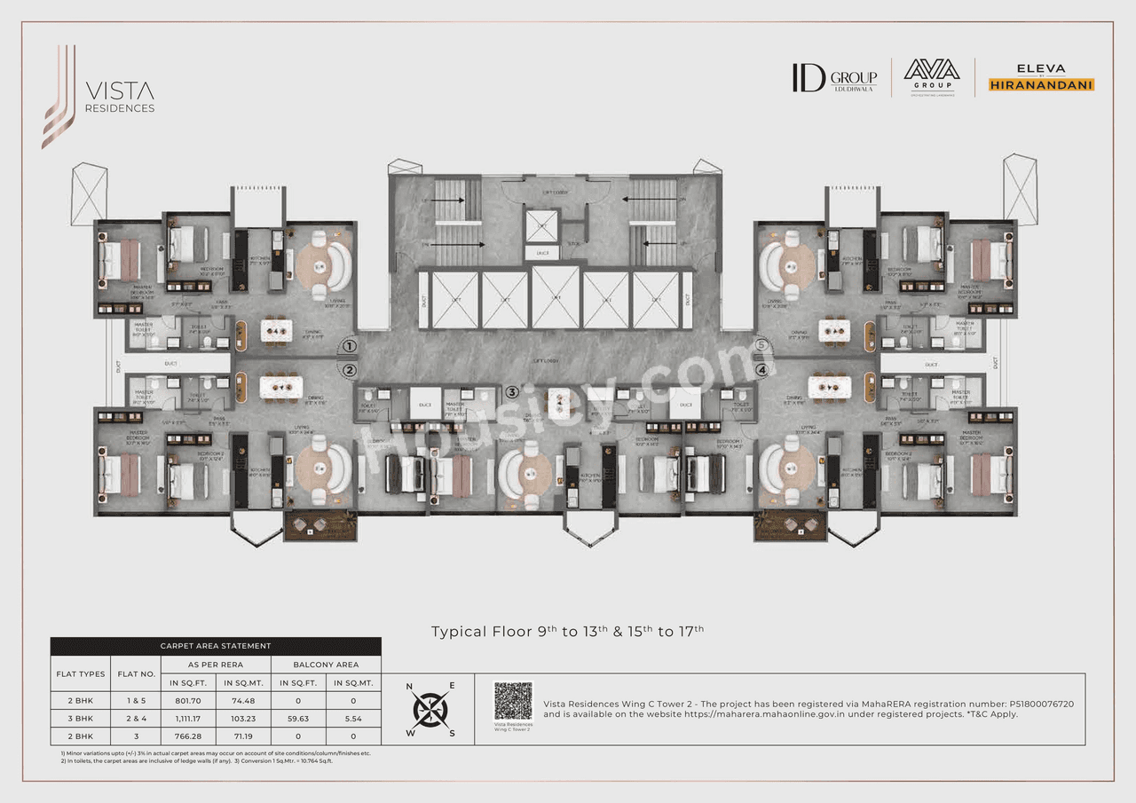 Hiranandani Vista Residences Floor plan 6