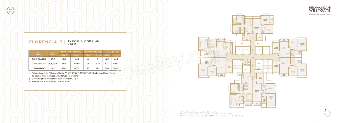 Hiranandani Westgate Floor plan 5