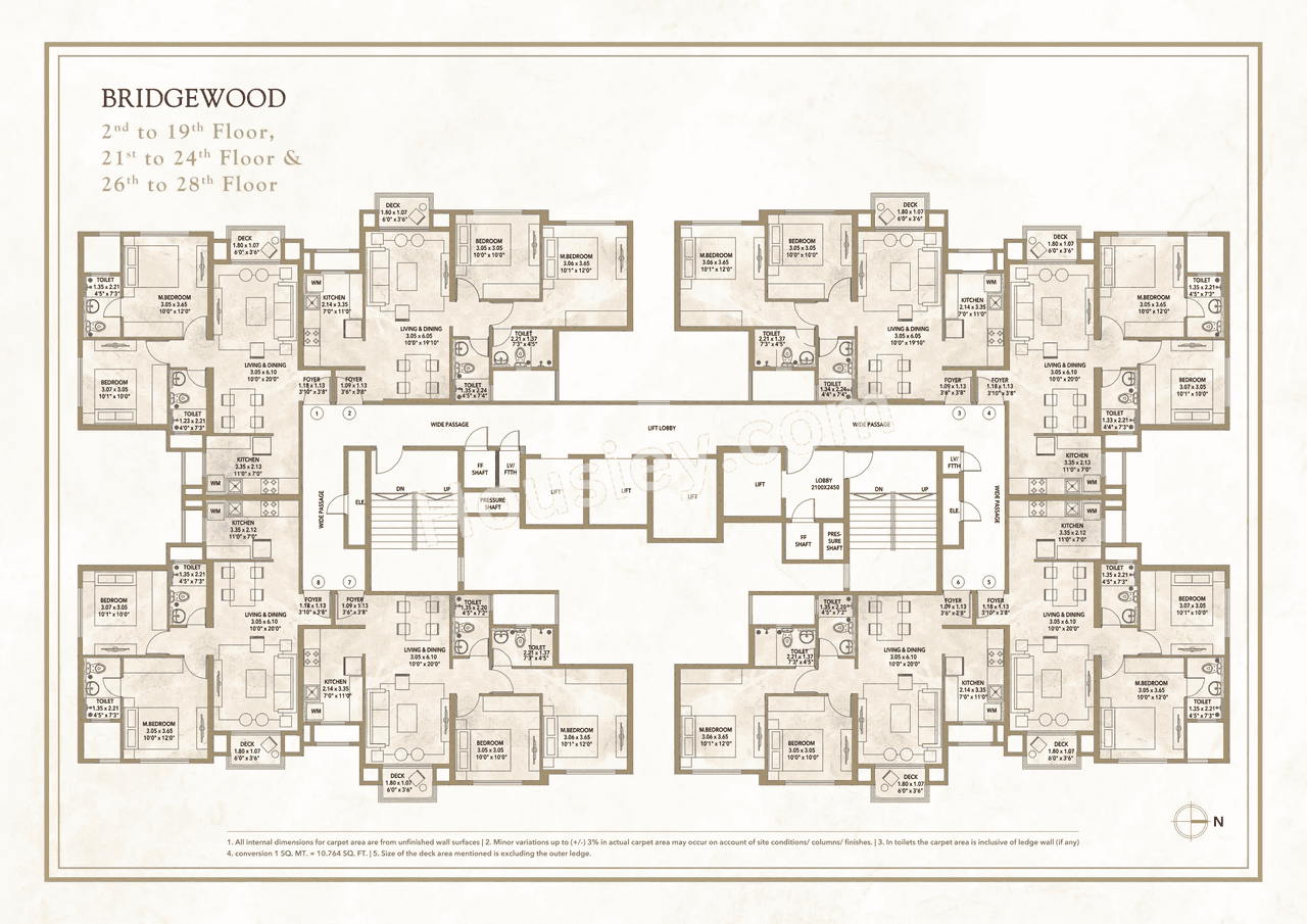 Hiranandani Woodspring Floor plan 1