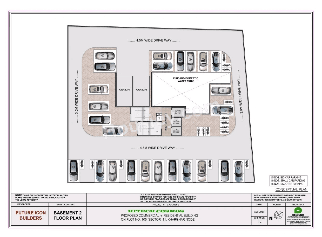 Hitech Cosmos Floor plan 2