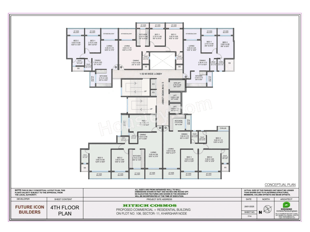 Hitech Cosmos Floor plan 4