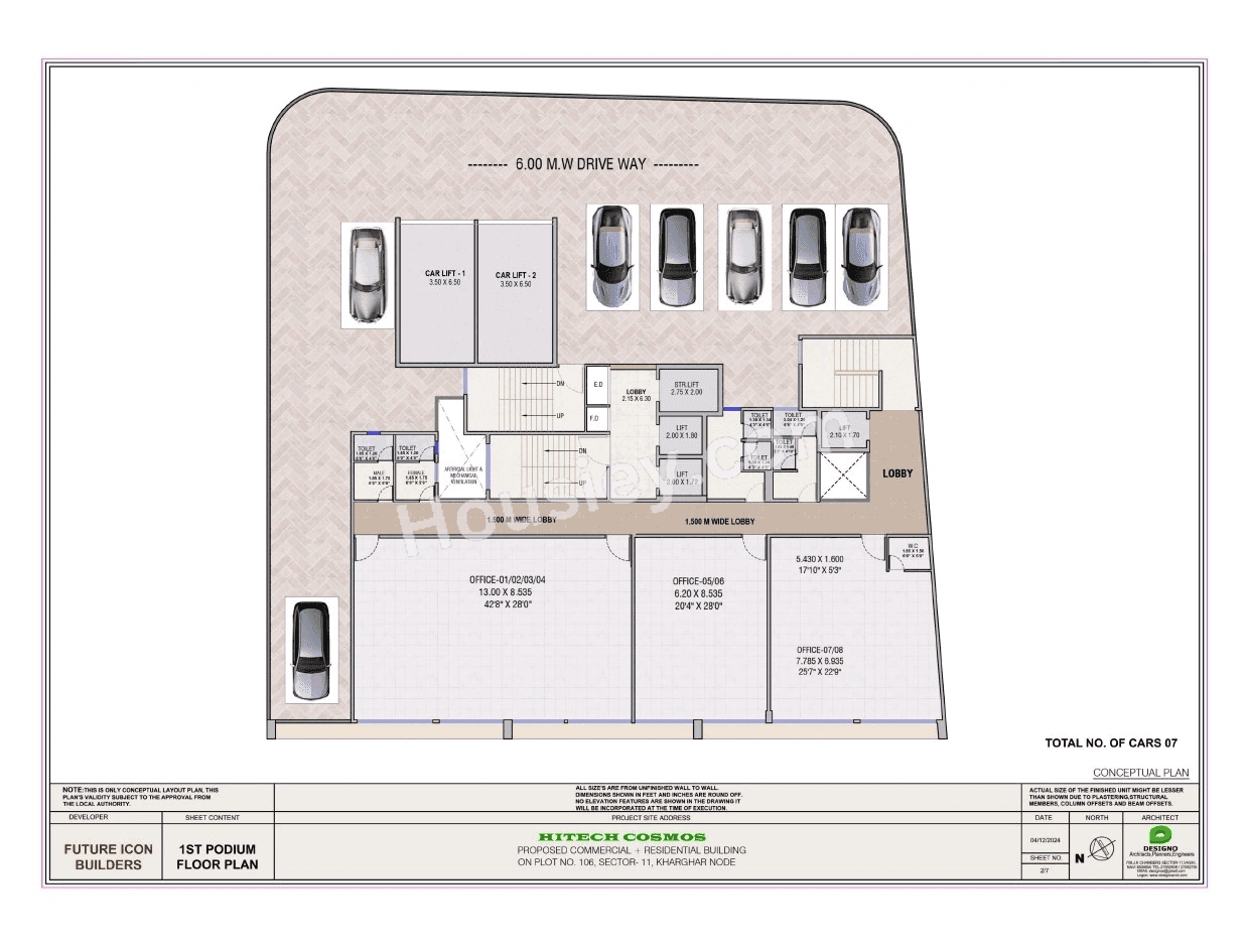 Hitech Cosmos Floor plan 5