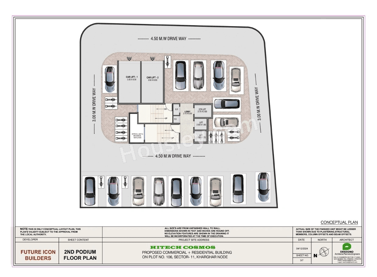 Hitech Cosmos Floor plan 6