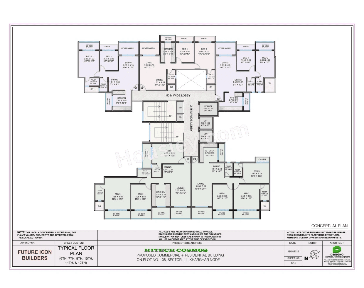 Hitech Cosmos Floor plan 7