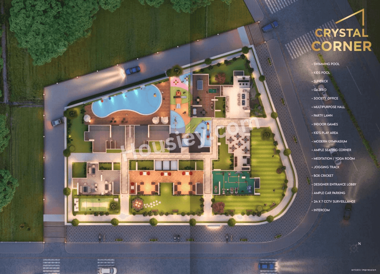 Hitech Crystal Corner Floor plan 2