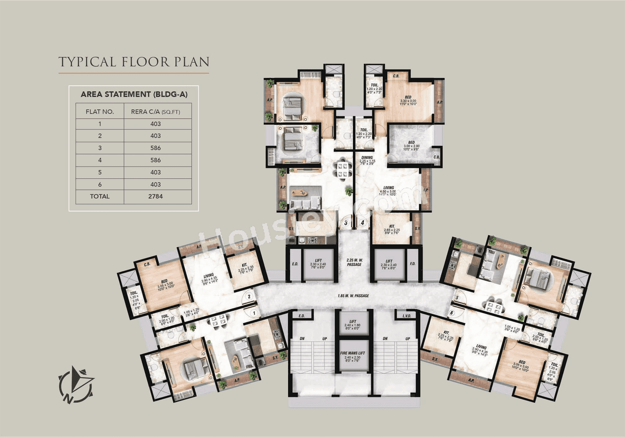 Horizon Pearl Phase 2 Floor plan 4