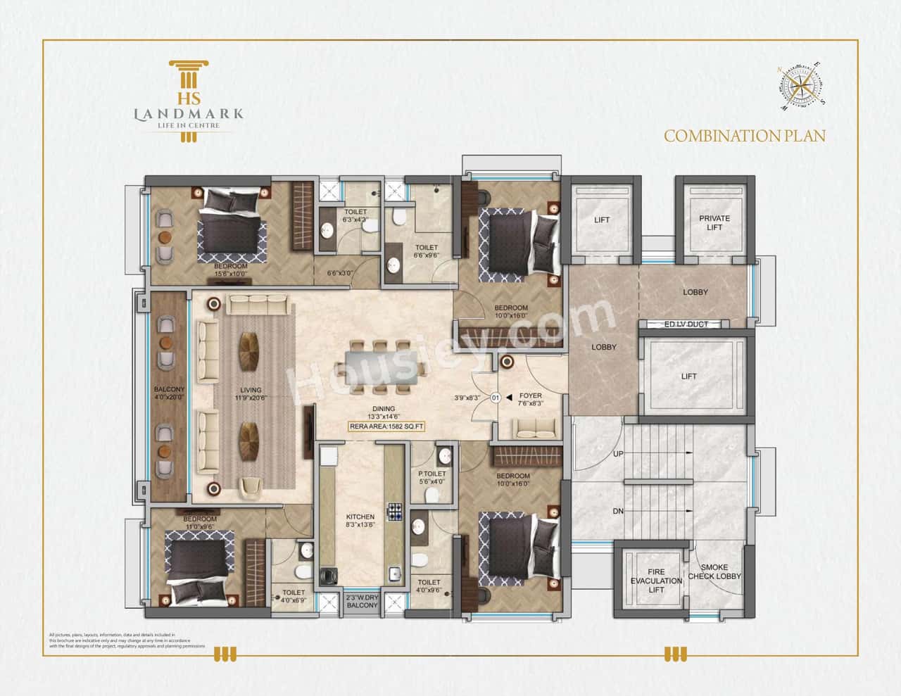HS Landmark Floor plan 1