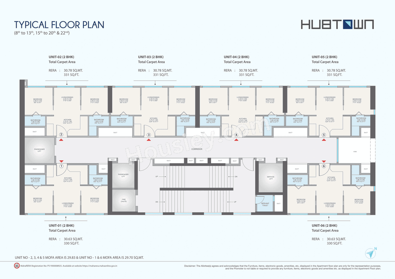 Hubtown Celeste Floor plan 3