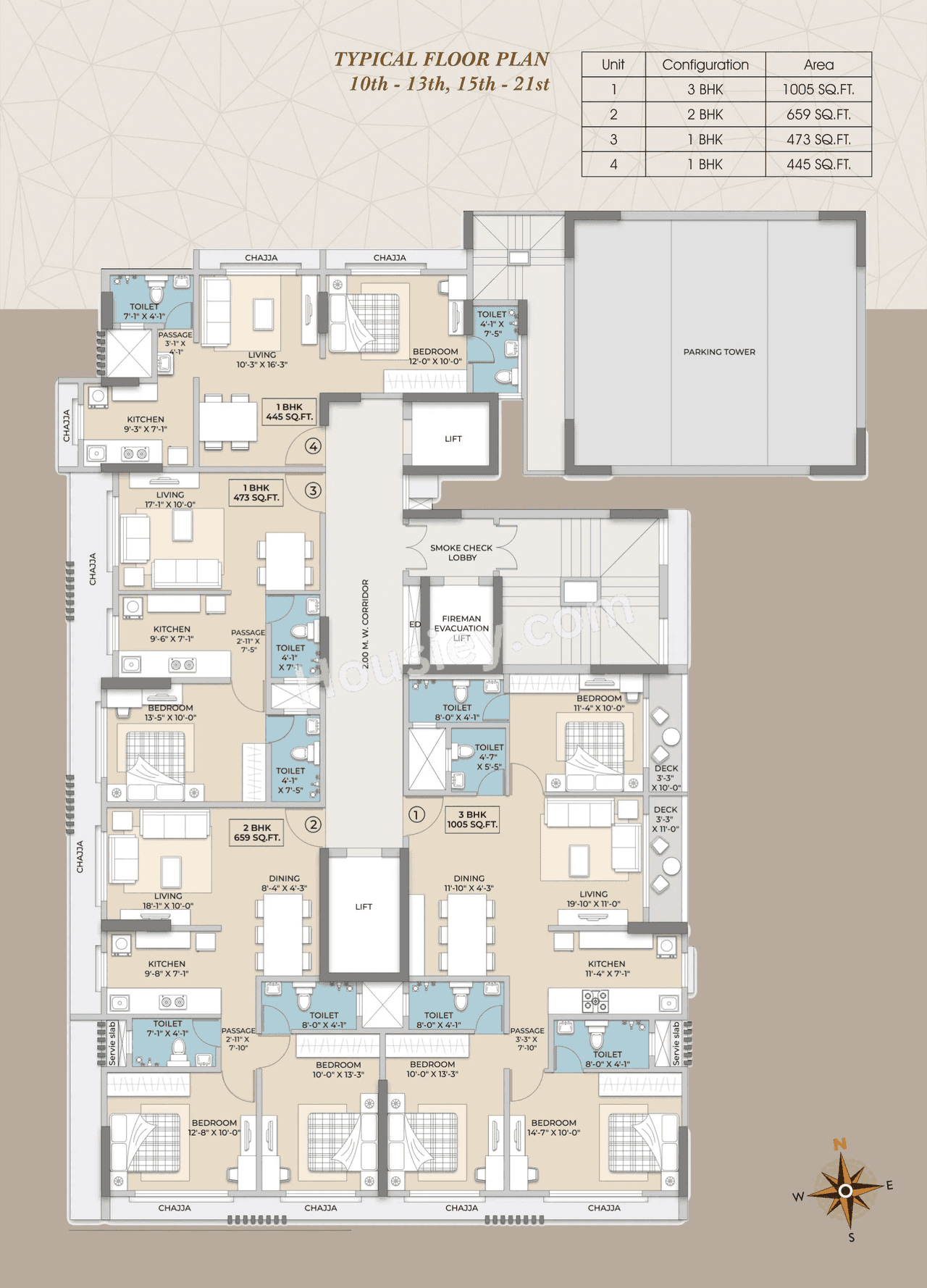Hum Emerald Heights Floor plan 2