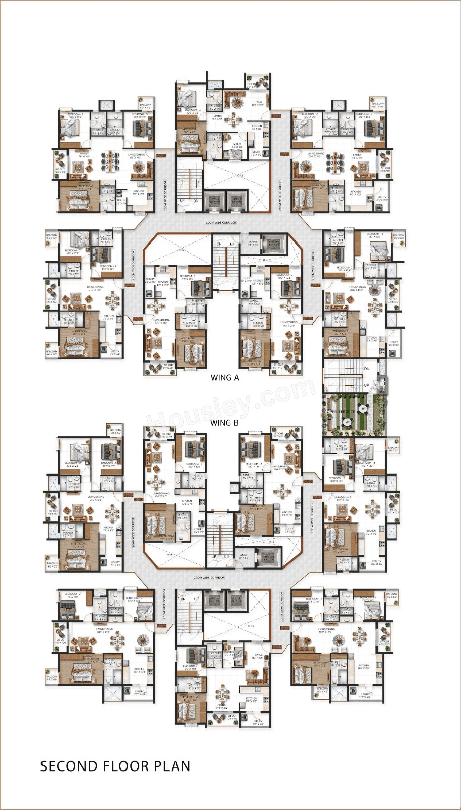 Hydenben Clifton Floor plan 1