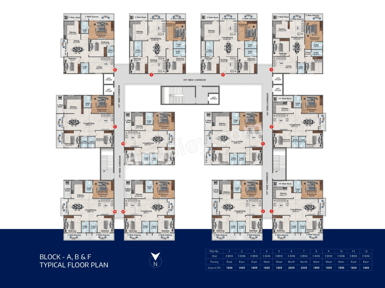 Hyndava MNK Heights Floor plan 1