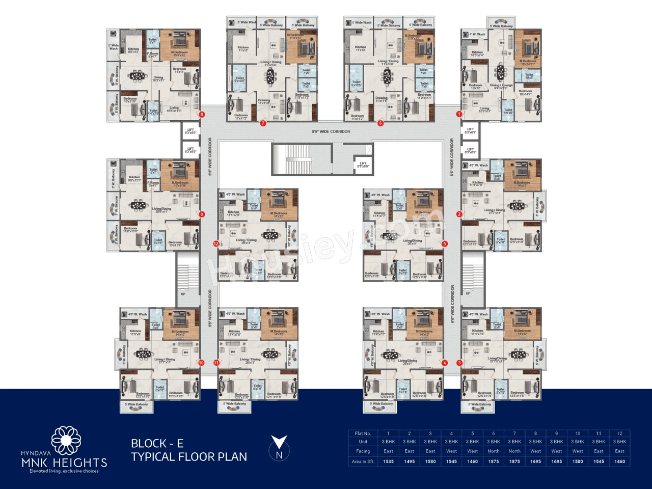 Hyndava MNK Heights Floor plan 4