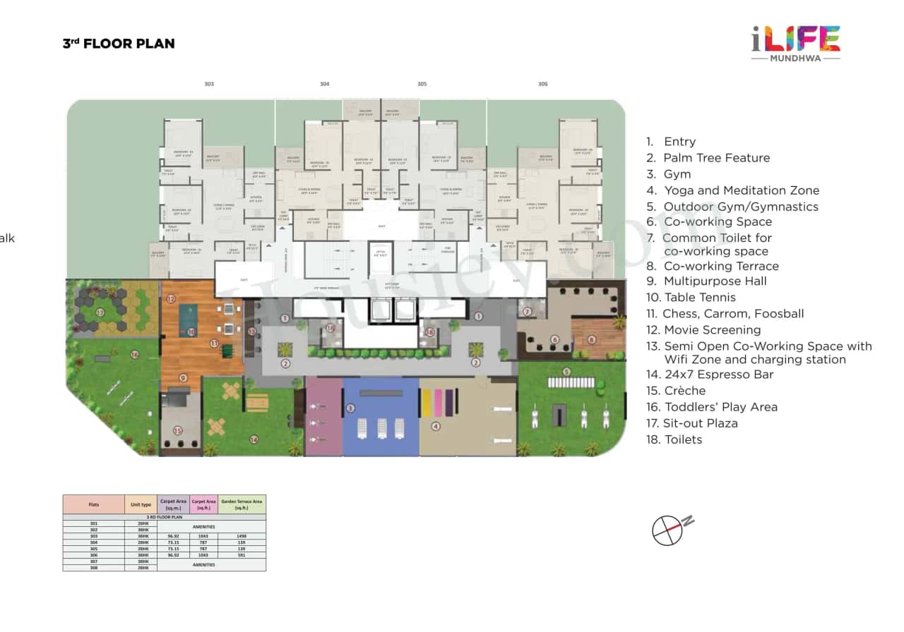 Pristine iLife Mundhwa Floor plan 1