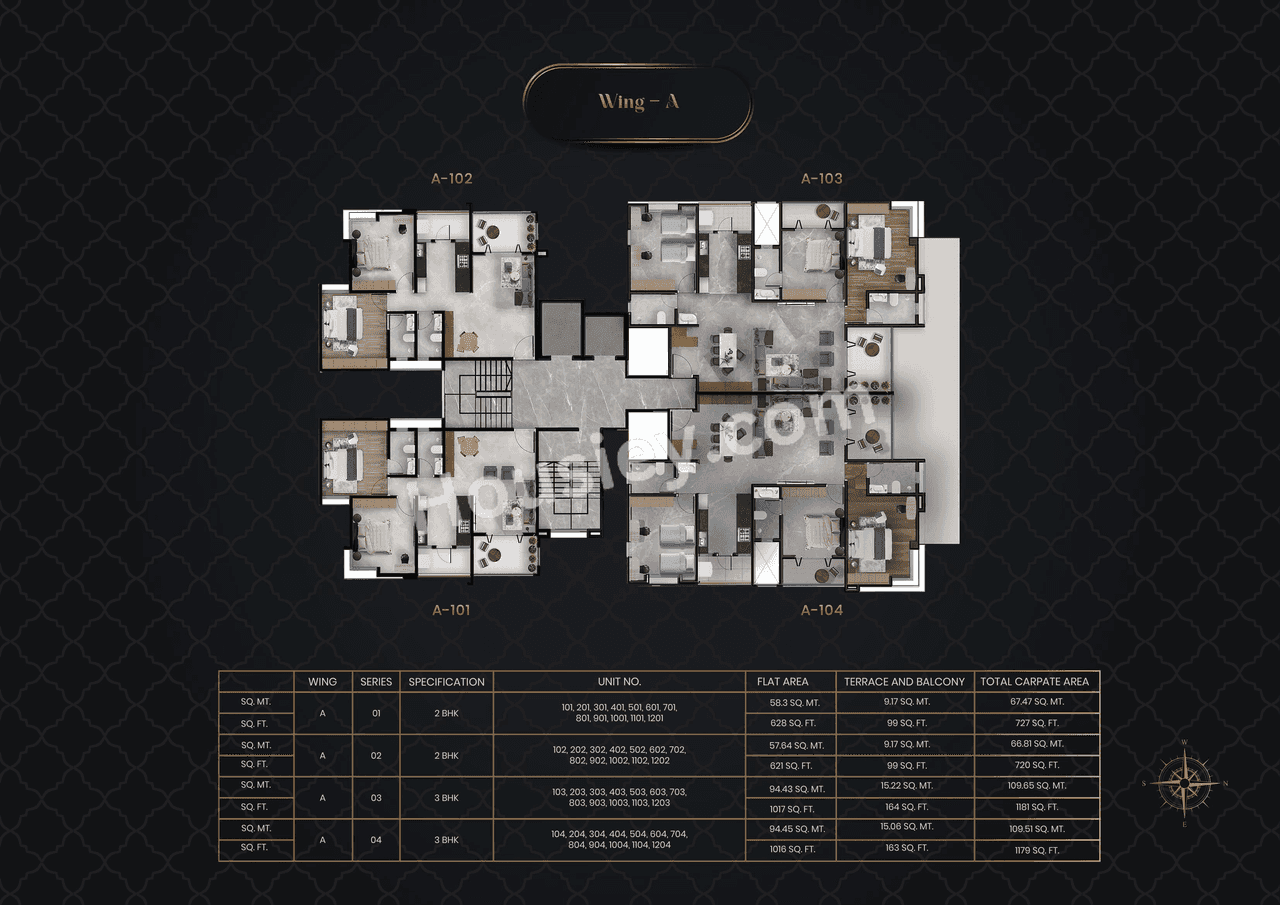 Ikon Queens Tower Floor plan 3