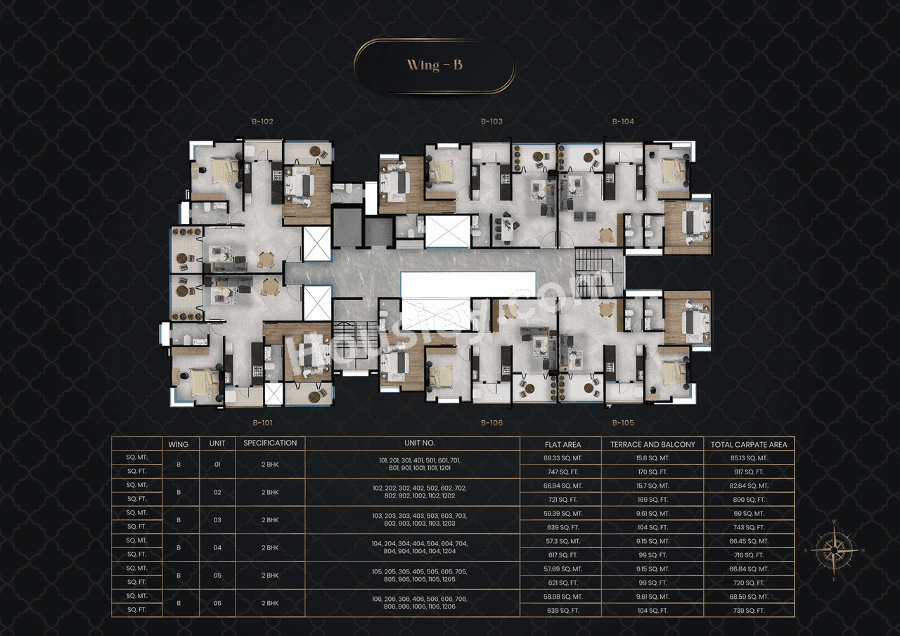 Ikon Queens Tower Floor plan 4