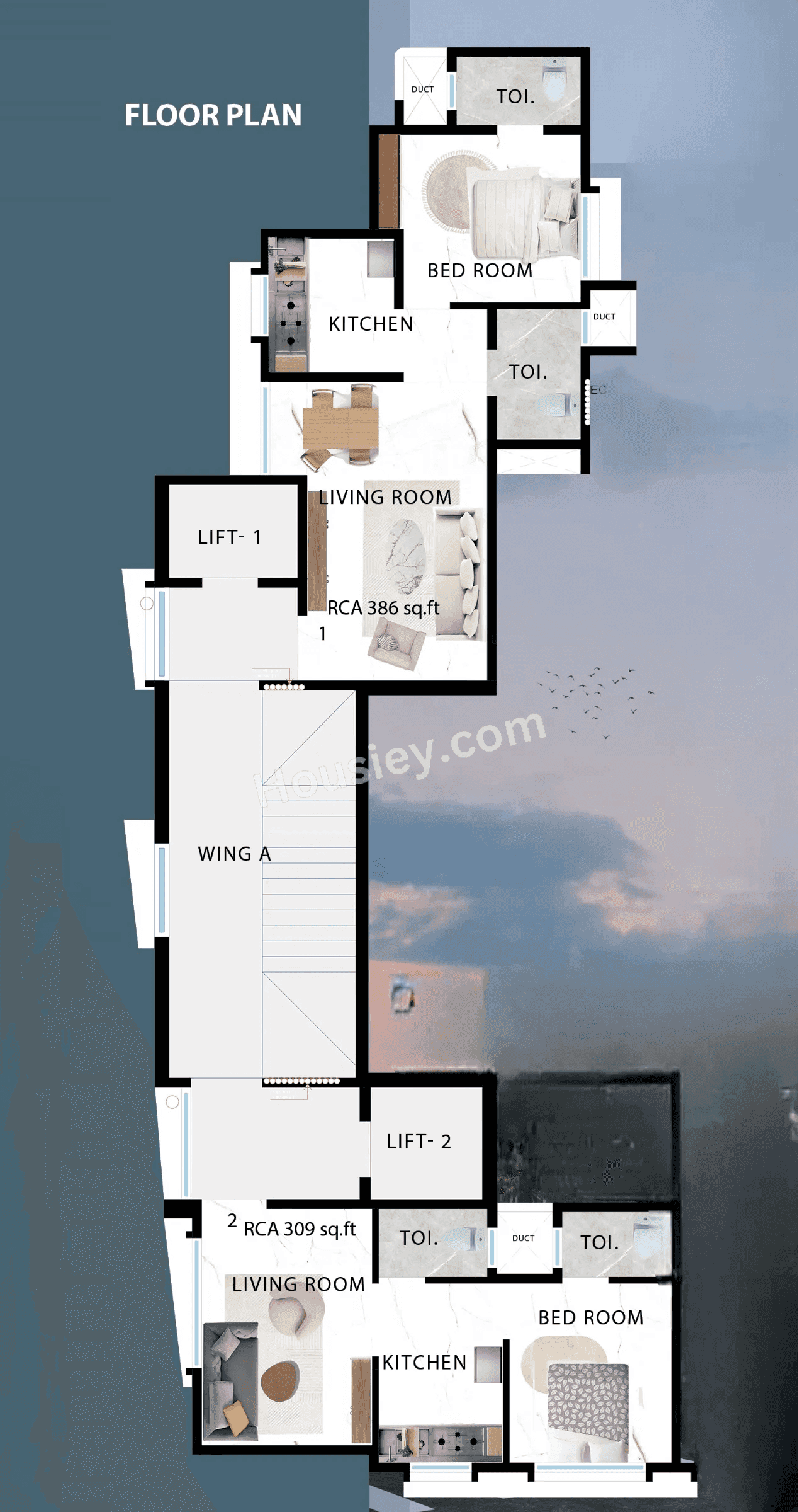 Indo Ashtha Sharon Floor Plan