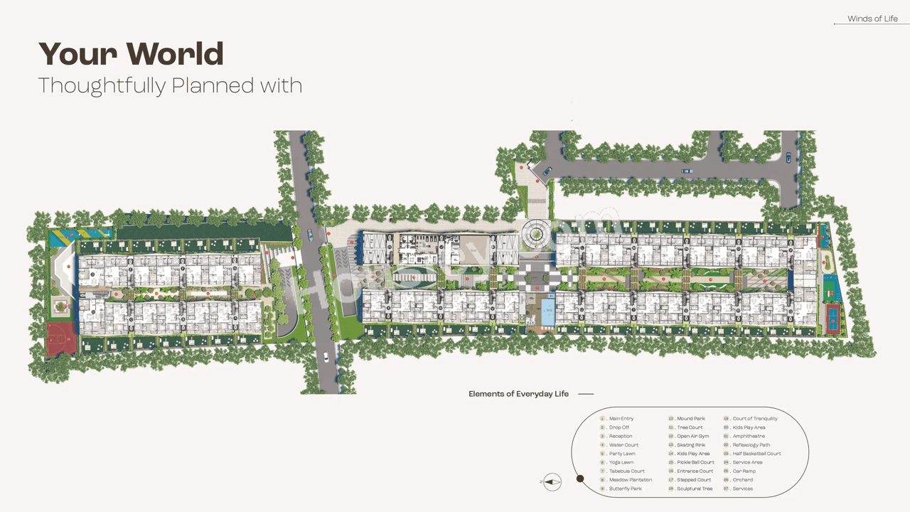 Inspira Winds Of Life Floor plan 1