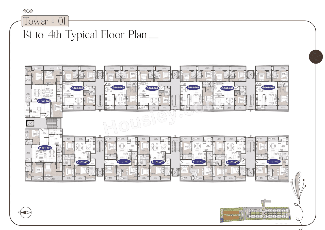 Inspira Winds Of Life Floor plan 1