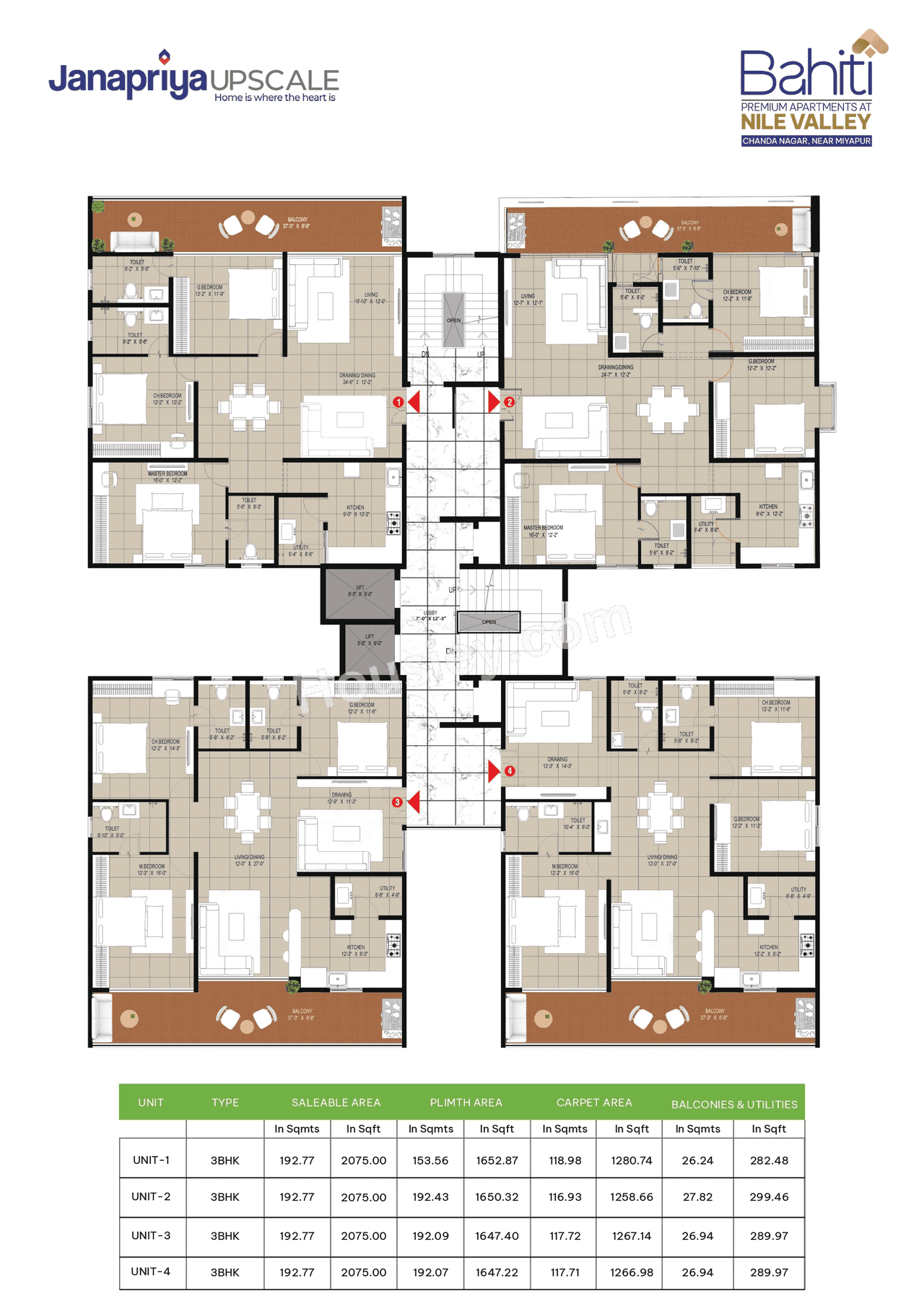 Janapriya Bahiti Floor plan 2