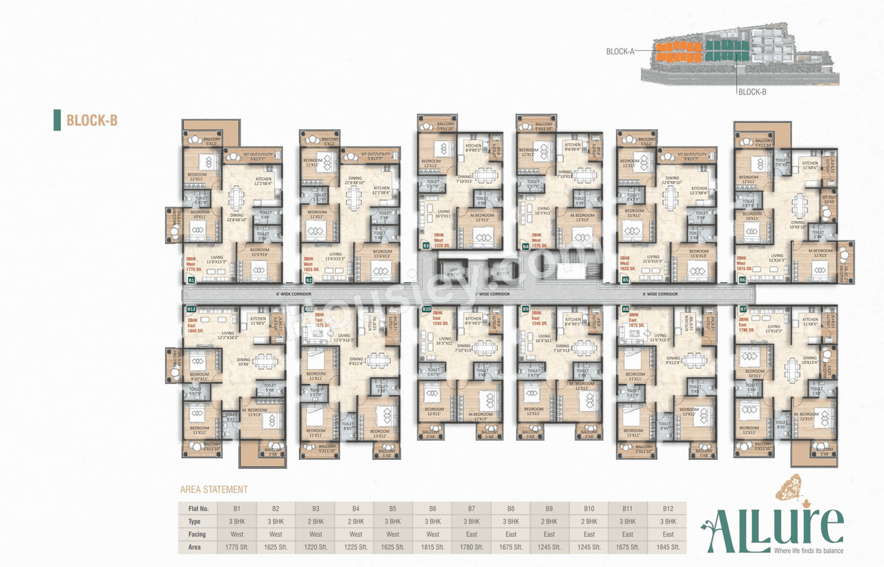 Jeevan Allure Floor plan 2