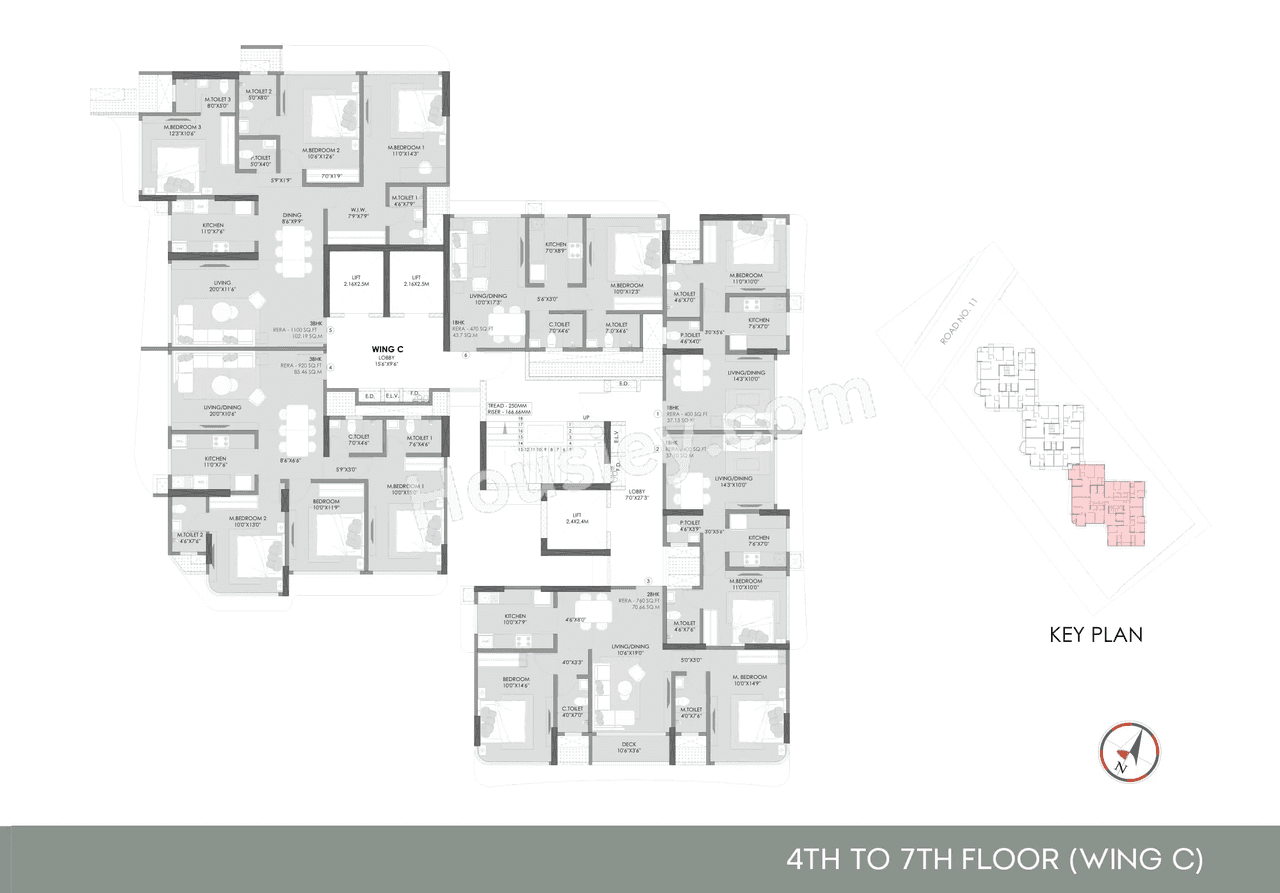 Jet Trinity Tower Floor plan 11
