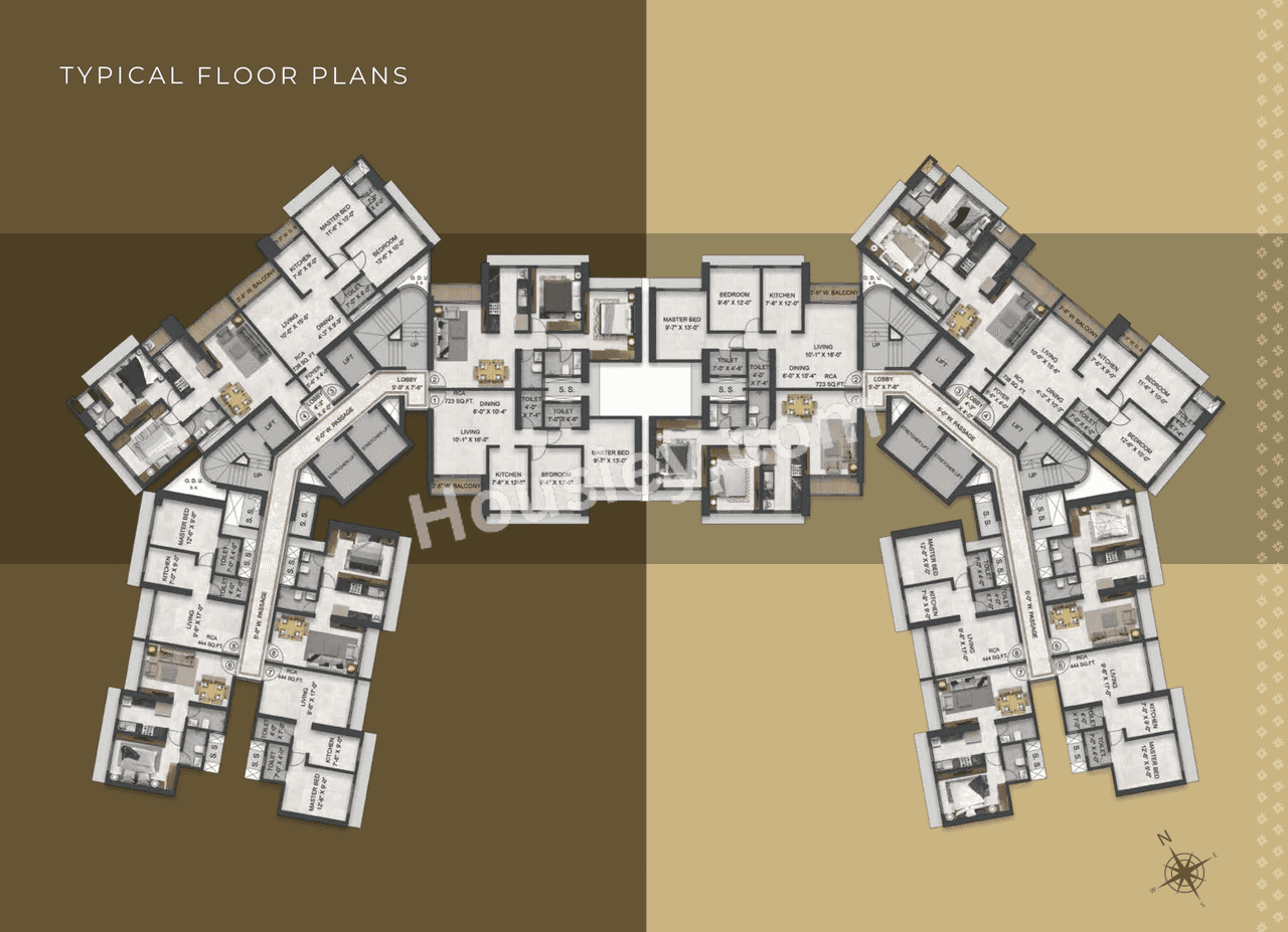 Jha Sky Aurum Floor Plan