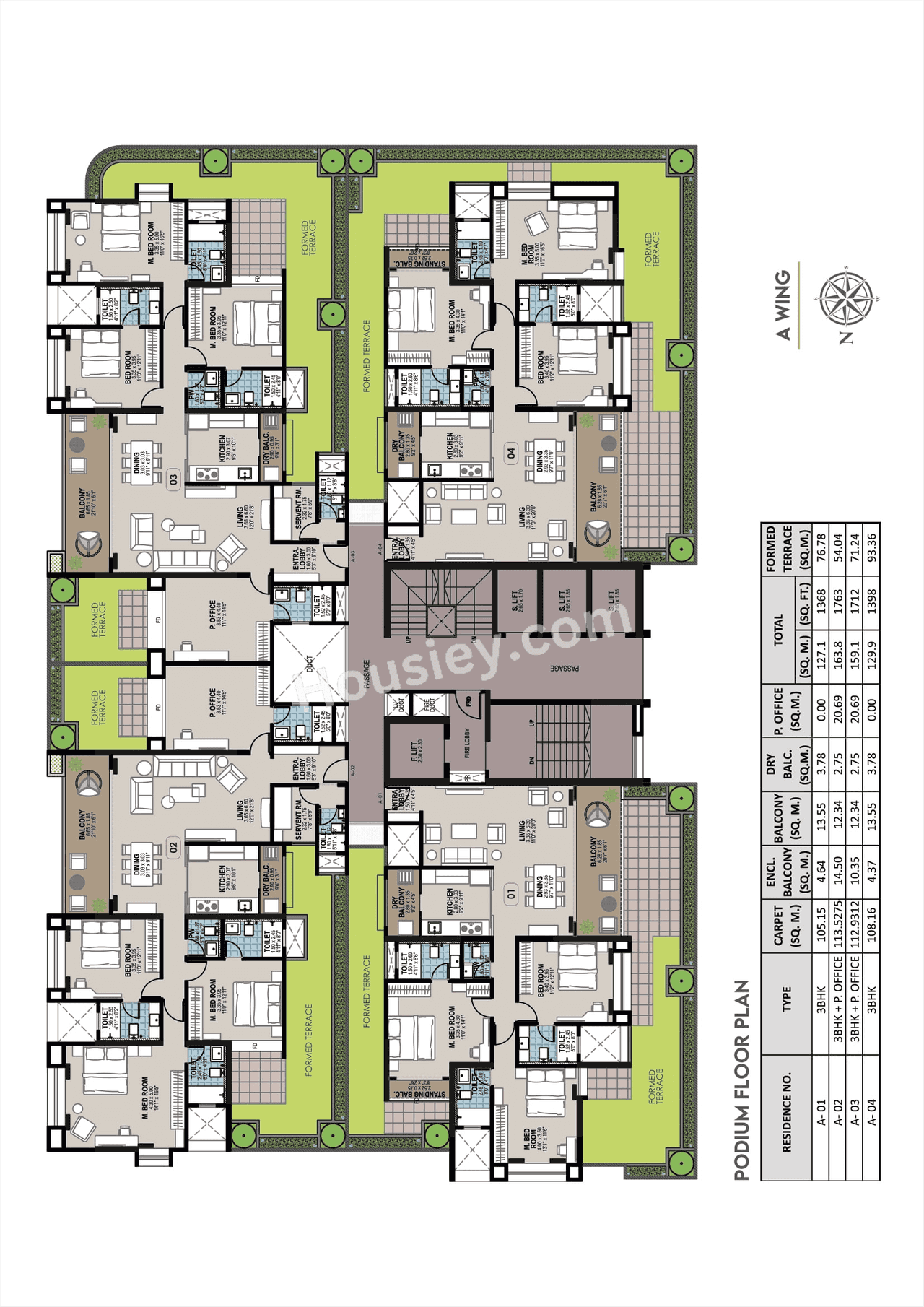 Jhala Mayuk Kothrud Floor plan 1