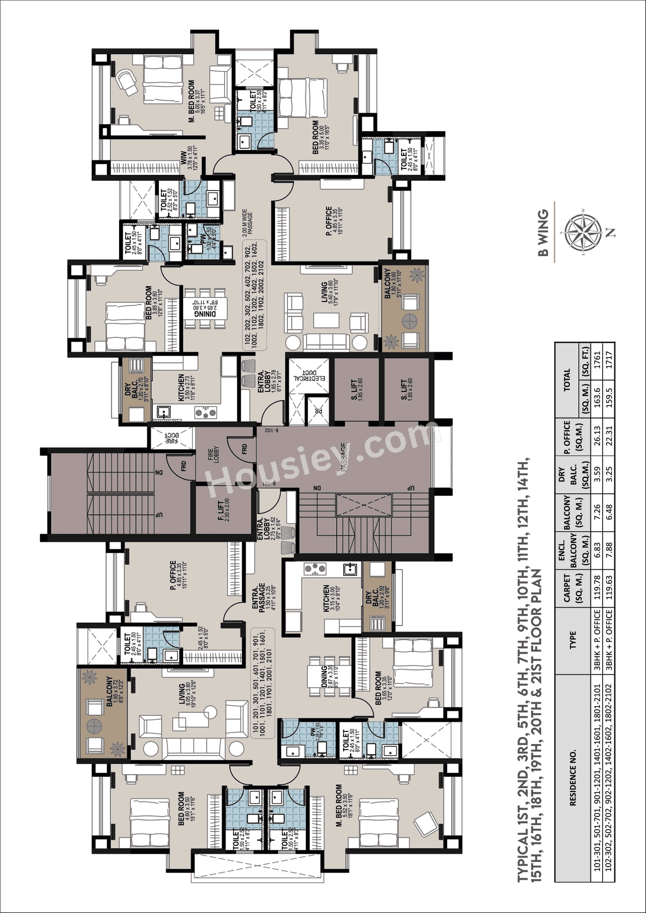 Jhala Mayuk Kothrud Floor plan 6