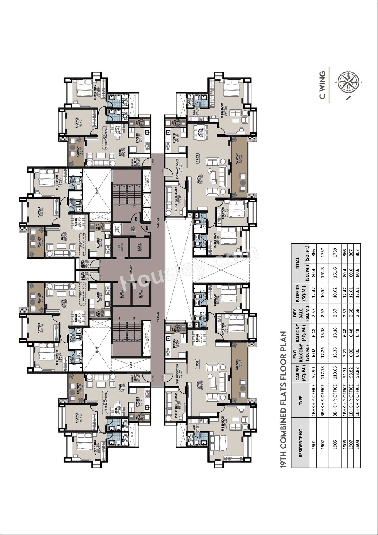 Jhala Mayuk Kothrud Floor plan 8