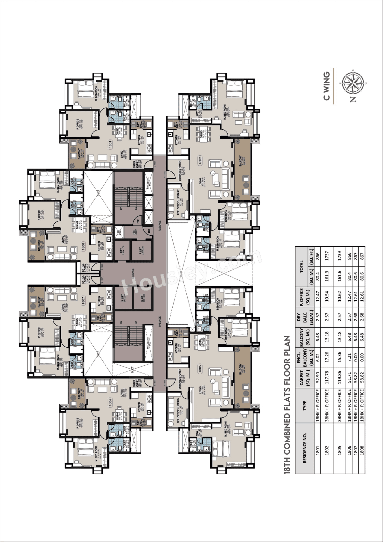 Jhala Mayuk Kothrud Floor plan 9