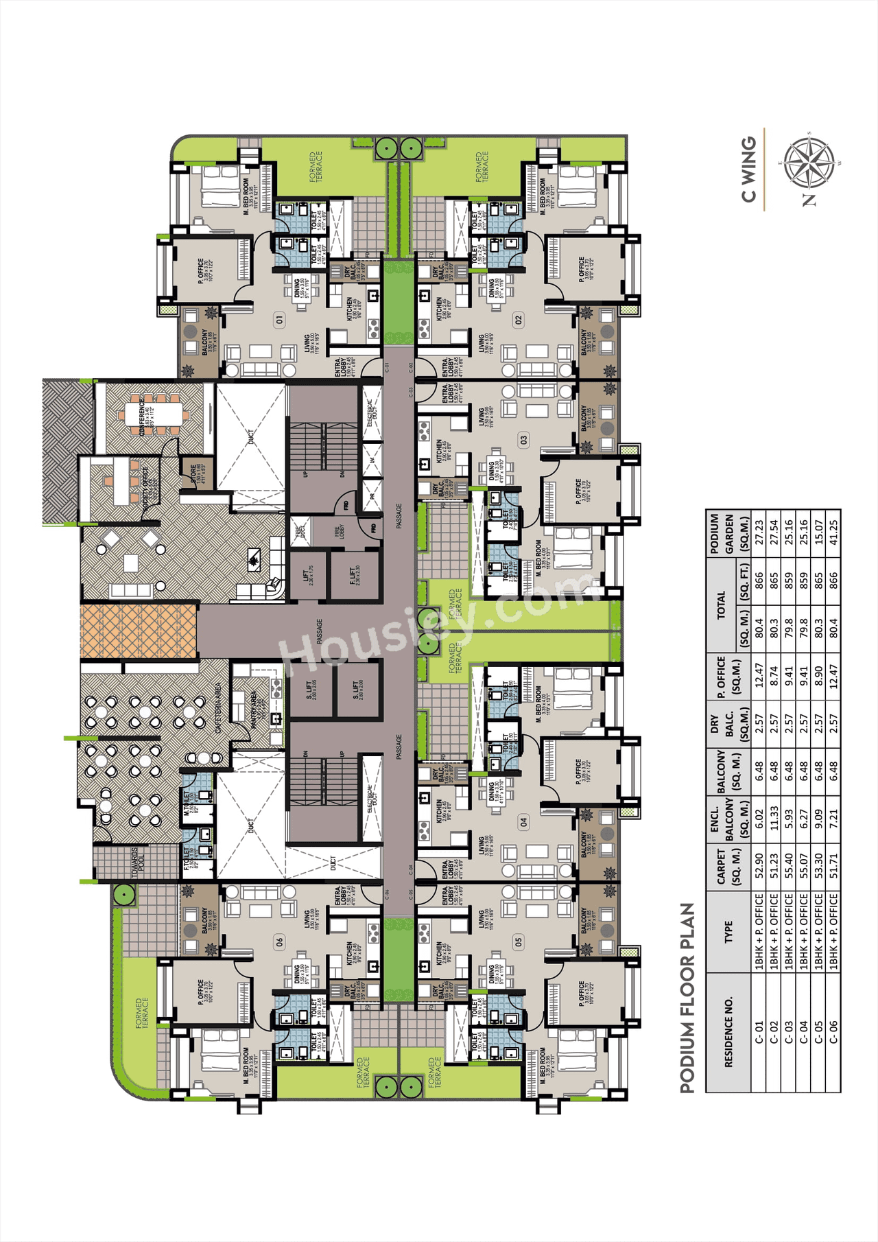 Jhala Mayuk Kothrud Floor plan 10