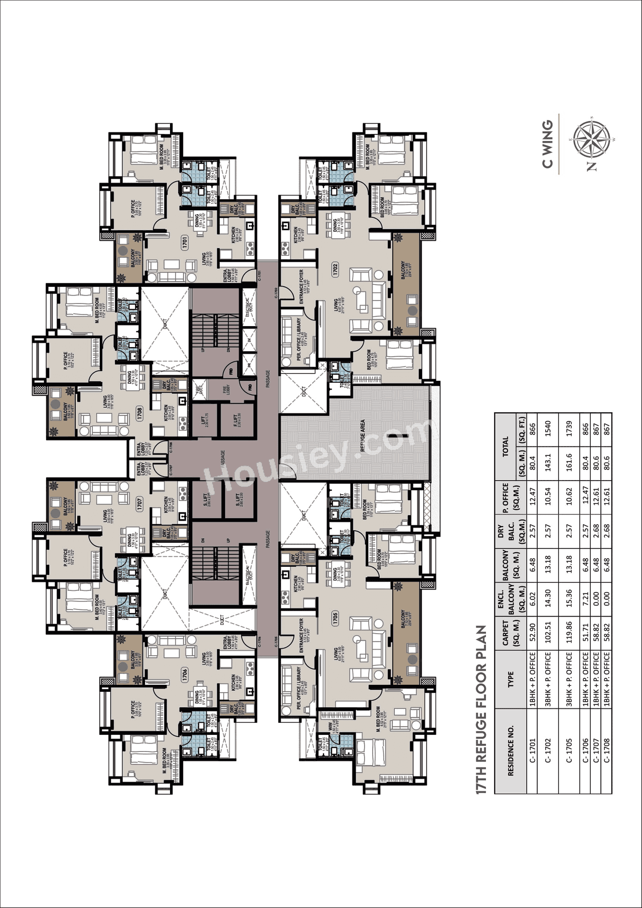 Jhala Mayuk Kothrud Floor plan 12