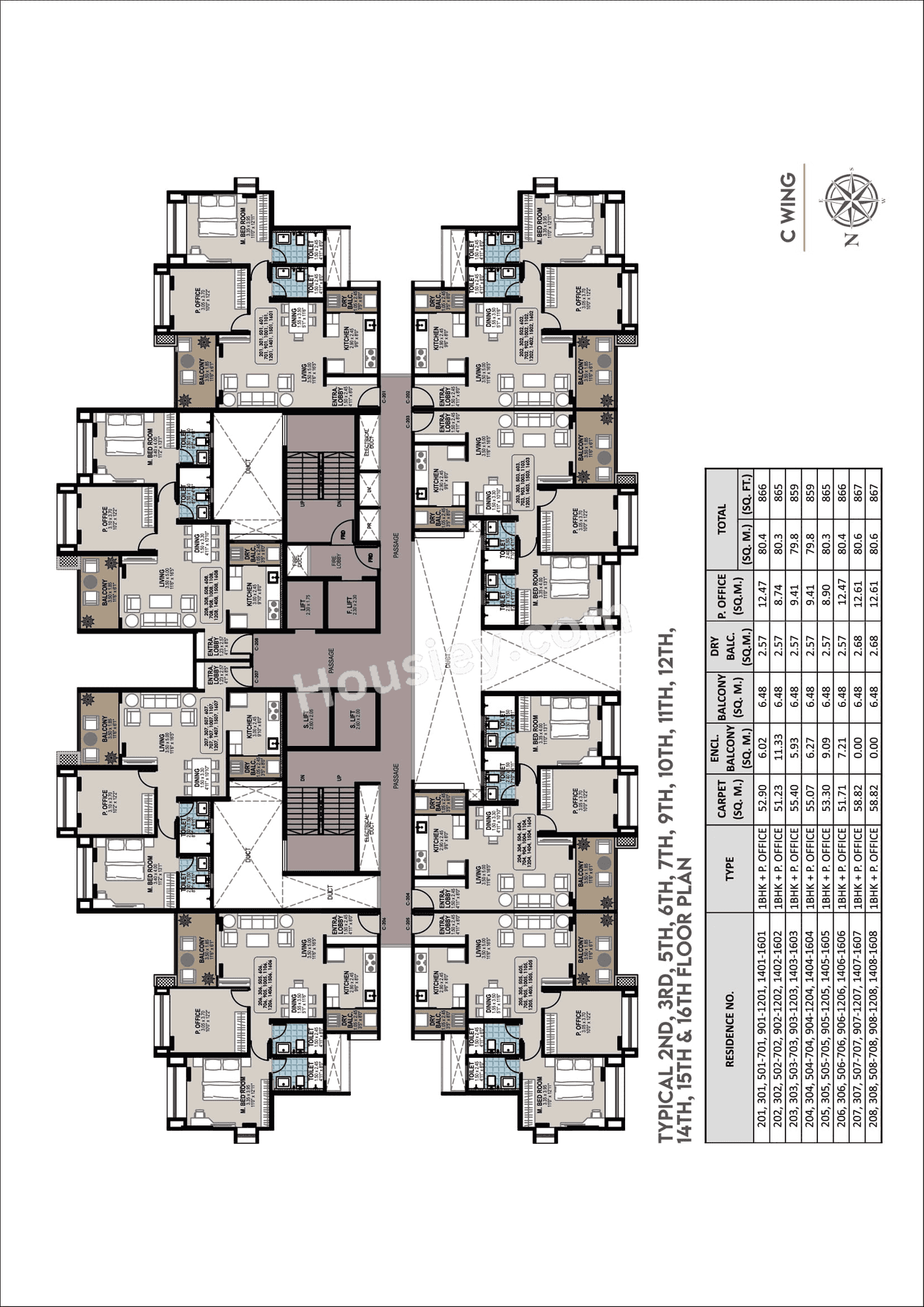 Jhala Mayuk Kothrud Floor plan 13